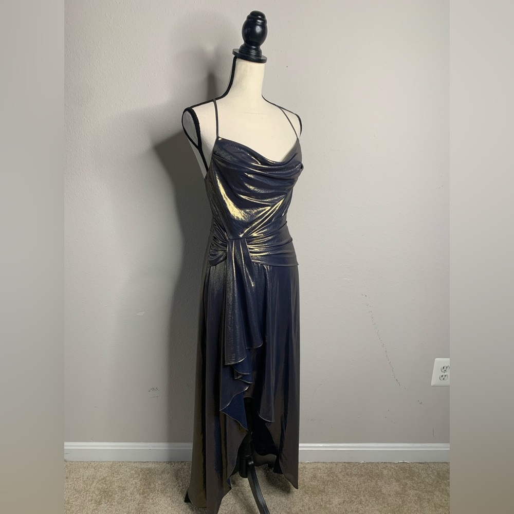 Ever New Shimmering Metallic Midi Dress - Picture 9 of 15
